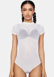 Pure Hard Candy Mesh Bodysuit