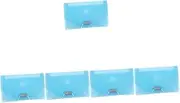 Tofficu 5pcs Portfolio Organizer Currency Holder Portable File Folder for Business Cards