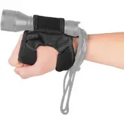 Diving Flashlight Glove Hands Free Flashlight Holder Universal Adjustable Wrist Strap Scuba Dive Lights Accessories (Not Included Flashlight)