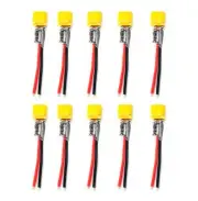 10Pcs XT30 Plug Power Wire Cable 100F Capacitor for Mobula RC Racing Drone