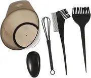 Healeved Curly Hair Products 1 Set Hair Dye Coloring Set Comb Brush Bowl Ear Cover for Men Women