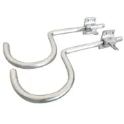 QUALITY Pool Snooker Billiard Cue Rack Hooks Hangers (set of 2) SATIN CHROME SET
