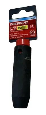Crescent 1/2" Drive 7/16" Deep Impact Socket 6 Point CIMS20