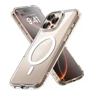 Clear Case for iPhone 16 Plus/16 Pro Max Non-Yellowing Shockproof Bumper Cover