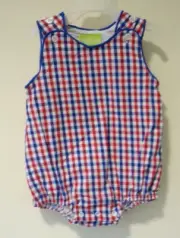 NWT Classic Whimsy Red White & Blue Bubble / Romper Boy's Size 3 Months