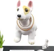 Dog Car Dashboard Decoration,Car Interior Cartoon Dog Figurine | Cartoon Action Figures Collectible Model Resin Cute for Bedroom Table Counter Living Room Home Office Vehicle Decoration