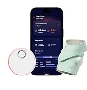 Owlet Dream Sock® - Smart Baby Monitor - Track Live Pulse (Heart) Rate, Oxygen in Infants - Mint