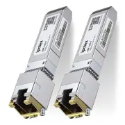 10G SFP+ RJ45 Copper Transceiver, 10GBase-T RJ-45 SFP+ Module, up to 80 Meter...