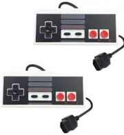 2-Pack NES Controller for NES 8 Bit Entertainment System Console Control Pad Rep