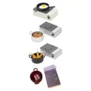 1:12 Dollhouse Mini Cookware Kitchen Furniture Role Diorama Pan Pot Model Micro