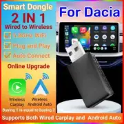 2in1 Wireless Android Auto Adapter Carplay Wireless For Dacia Sandero Sandero