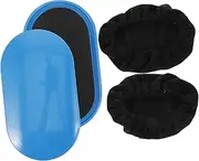 WOONEKY 1 Set Exercise Sliders Portable Sliding Discs for Core Workouts Oval Sliders for Fitness Training Compact and Versatile Exercise Equipment for Home and Gym Use