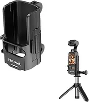 Camera Expansion Adapter for DJI Osmo Pocket 3, Protective Cage Cold Shoe Port Handle Mount Cage Bracket Adapter Housing Frame for OSMO Pocket 3 with 1/4 Thread Connector