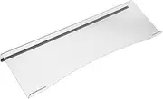 Transparent Acrylic Keyboard Riser Stand for Desk Ergonomic Height for Comfortable Typing Non Slip Design Stylish Curved Edge for Mechanical and Standard Keyboards