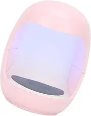 Mini LED UV Nail Lamp Gel Polish Dryer Portable Single Finger Curing Lamp Pink (Roseate)