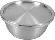 DEARMAMY Washing Basin Stainless Steel Wash Basin Metal Bowl Vegatable Basin Mixing Bowl