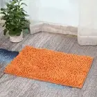 Anti-skid Bath Mat Soft Chenille Rug Quick-drying Bathroom with Anti-slip