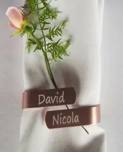 Napkin Serviette Rings Personalised Wedding Baby Shower Dinner Party Hens dinner