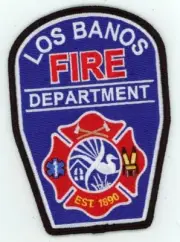CALIFORNIA CA LOS BANOS FIRE DEPARTMENT NICE SHOULDER PATCH POLICE SHERIFF