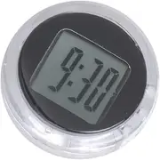iplusmile Self Adhesive Digital Clock for Car Dashboard Automotive Timepiece for Motorcycle Scooter and Office Use Easy Installation Black