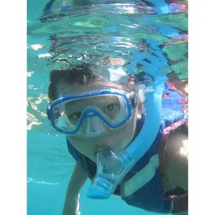 AQUADIVE兒童潛水鏡浮潛三寶美人魚面罩泳鏡裝備全干式呼吸管套裝