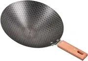 MOBUTOFU Small Wok Fry Pan Non Stick Iron Wok Japanese Style 24cm Outdoor Cooking Pot Easy Cleaning Stove Top Cookware Accessory