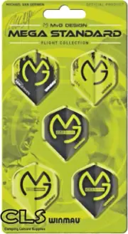 Winmau MVG Michael Van Gerwen Dart Flights Pack of Five 3 per Set Sporting Goods