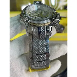 [鑫時代 紘洋精品］INVICTA英威塔海神波塞冬滿鑽 瑞士朗達Z60機芯 奢華霸氣石英腕錶