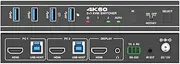 KVM Switch Thats HDCP Compliant, can be Used as a Normal switcher, Audio de-embedding, IR Control, RS-232 Control. Please Reach Out if You Need to Control it via touchpanel or keypad. Brisbane Stock