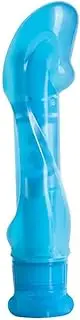 Climax Gems Electric Topaz Tingle from Topco. The Tingle is a 5.3 insertable inch Vibrator with g-spot tip. The Flexible Shaft with Raised ridges