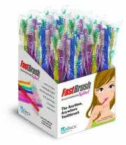 100pcs Pre-Pasted Toothbrush in Dispenser Box Individual Wrapped Xylitol Mint