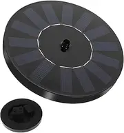 Milisten Solar Fountain Outdoor Pumps Solar Bird Fountain Solar Disk Fountain Pond Water Fountain Solar Powered Solar Panel Water Fountain Solar Pool Heater Hot Submersible Silicon Crystal