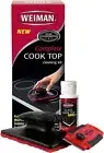 Weiman Complete Cook Top Cleaning Kit - Cook Top Cleaner and Polish 2 oz, Scrubb