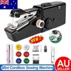Mini Cordless Sewing Machine Portable Handheld Hand Held Stitch Home Clothes New