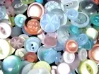 Buttons Pastel Mix 50g Sewing Crafts Sew Dressmaking Shirt Fashion