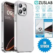 For iPhone 16 15 14 13 12 11 Pro Max mini Plus Case Clear Soft Shockproof Cover