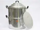 Thai Traditional Crocodile Brand Aluminum Cookware Multi-purpose Steamer 28 cm
