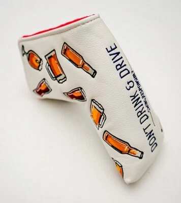 Funny Golf Putter Head Cover With Beer Designs Fits Most Blade Putters Headcover