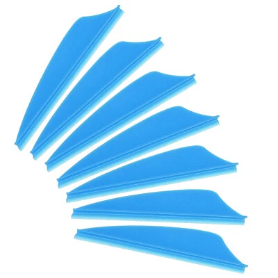 Arrows Vanes, 100 Pack 1.65 Inch Arrow Fletching Archery Shield Fletch, Blue