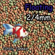 TANKED Goldfish & Koi Pellets 2/4mm 16KG Floating Fish Food Tank Pond Aquarium