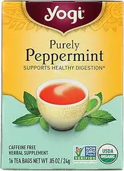 YOGI TEA, Purely Peppermint, 24g, 16 Tea Bags