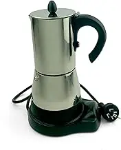 Electric Espresso Moka Coffee Maker 4~6Cups Stainless Steel Italian Classic AUSTOCK (4Cup)