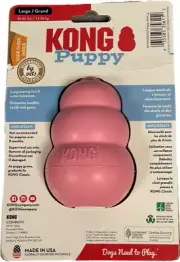 KONG Puppy LARGE Rubber Treat Dog Chew Toys PINK New in package