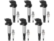 Ignition Coil Set with Spark Plugs fits BMW M3 2002-2006 3.2L 6 Cyl Base 22YFKJ (for: BMW)