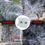 ✿100G Spider Web With 30 Spider Halloween party Decoration Stretchy Cobweb Props
