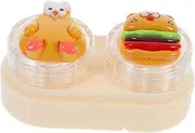 [WOFASHPURET] Cute Animal Case Leakproof Storage Box Portable Contacts Travel Kit for School Office