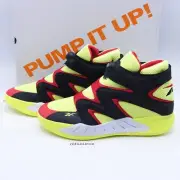 Size 12 Men's Reebok Instapump Fury Zone Basketball Shoes G55142 Acid Yellow