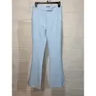 Generation Love Womens Lucca Crepe Pants 4 French Blue Flat Front Flare Business