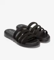 Cole Haan Zerogrand Strp Sandl Black Suede Women’s Size 7C