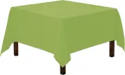 Square Tablecloth - 70 X 70 Inch - Apple Green Square Table Cloth for Square or